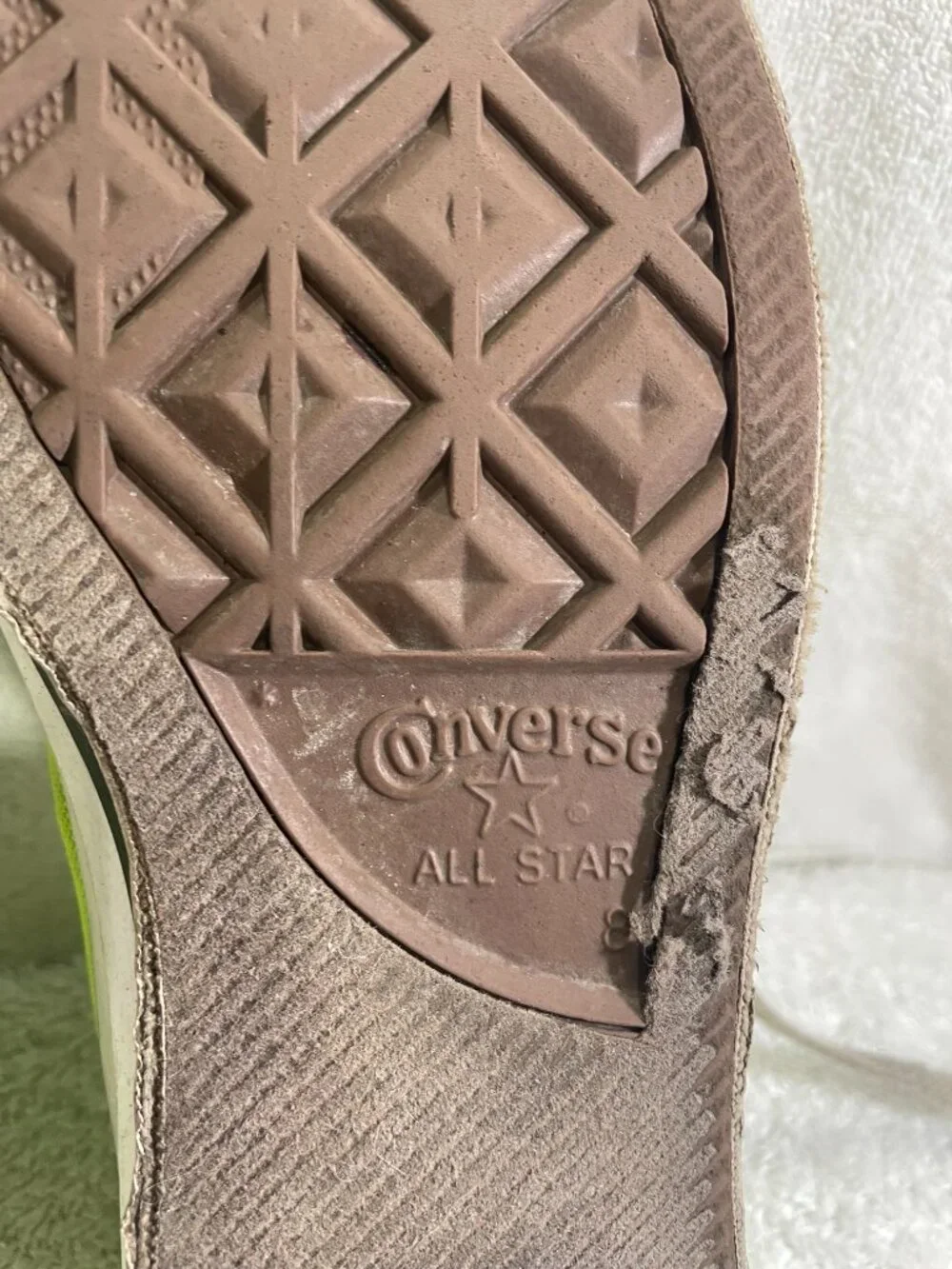 Converse All Star Chuck Taylor High Top Sneakers Shoes Womens Size 10 Green